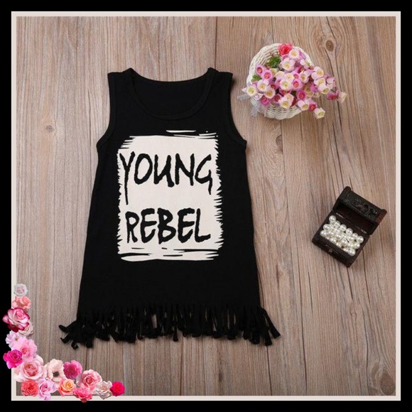 Festival Gypsy Sundress Black size: 2 - 3 yrs old - Picture 2 of 4